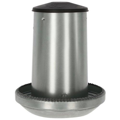 Feeder for chicken and turkeys, mounted, 40 l, galv. - Harvesso