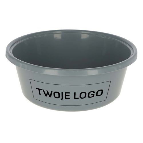 Feeding bowl, grey, 6 l  logo - Harvesso