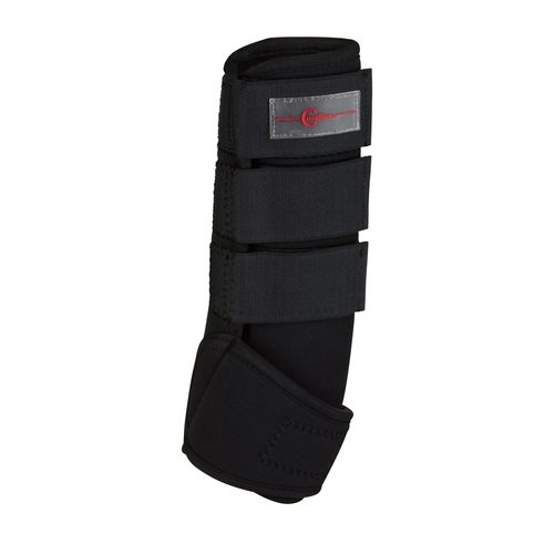 Fetlock gaiters synthetic rub. black, size cob, set of 4 pcs. - Harvesso