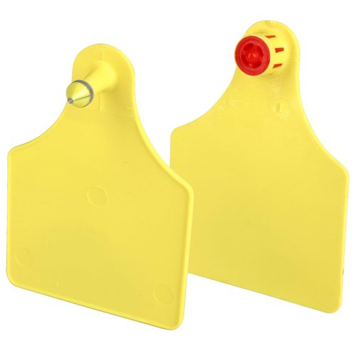 FlexoPlus qulaq nişanı, yazısız, D/D, ata və ana hissə, sarı - Harvesso