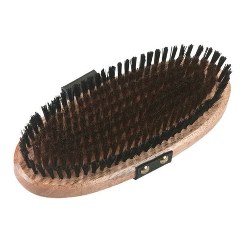 Grooming brush with brass bristles, 21,5 x 10 cm - Harvesso