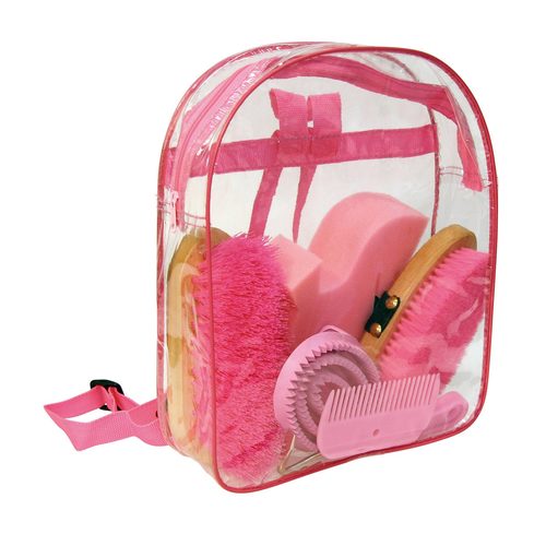 Grooming kit Backpack, pink - Harvesso