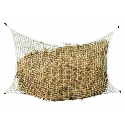 Hay net white 160 x 100 cm mesh size: 3 x 3 cm - Harvesso