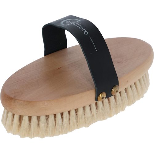 Horse brush wooden back, 16,5 x 8,5 cm - Harvesso
