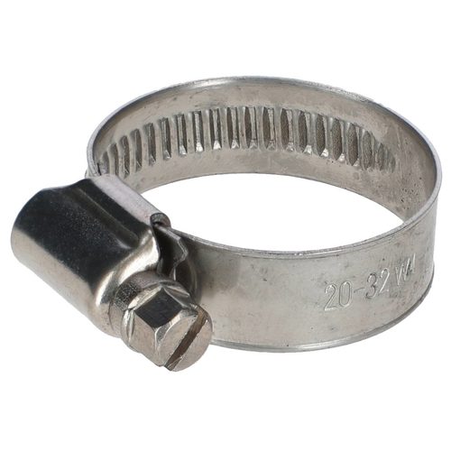 Hose Clamp W4 12 mm 20-32mm (3/4") stainless steel - Harvesso