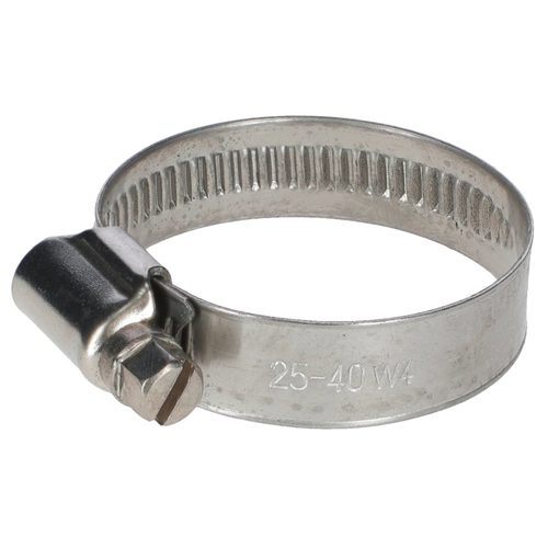 Hose Clamp W4 12 mm 25-40mm (1") stainless steel - Harvesso