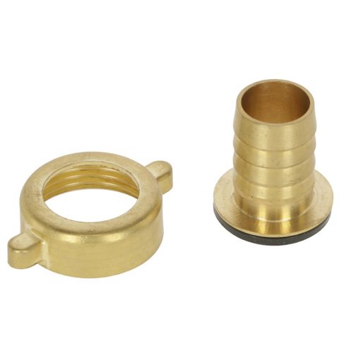 Hose Fitting 2-part IT 3/4” x Grommet 1/2”, brass - Harvesso
