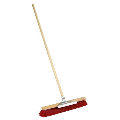 Large broom with scraper edge 60mm, Ø28mm handle holder - Harvesso
