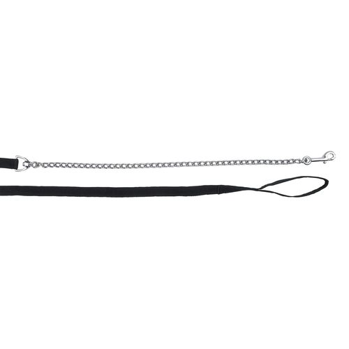 Leash with chain, 250 cm, black - Harvesso