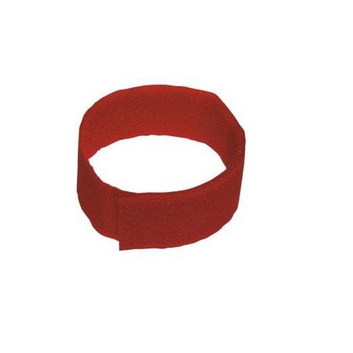 Cırcır bağlayıcılı ayaq lentləri, uzunluq 36 sm, qırmızı, 10 pcs - Harvesso
