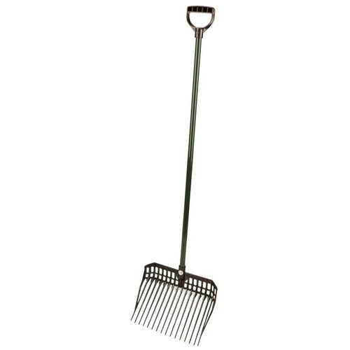 Litter fork EcoFork, black with metal handle - Harvesso
