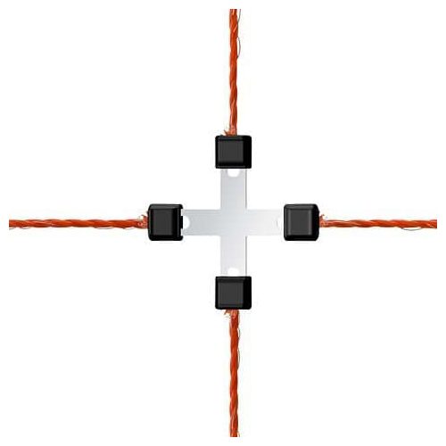 Litzclip məftil çarpaz birləşdiricisi, 3 mm, paslanmayan polad, 5 pcs - Harvesso