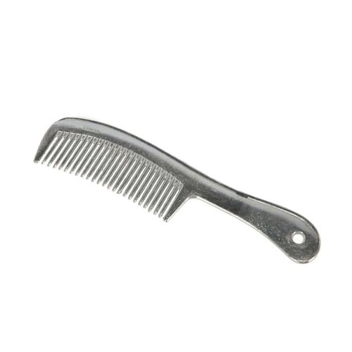 Mane comb, aluminium, 20 cm, with handle, 1 pcs/pack - Harvesso