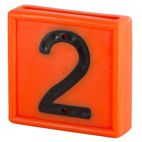 Marking Numbers orange 2 - Harvesso