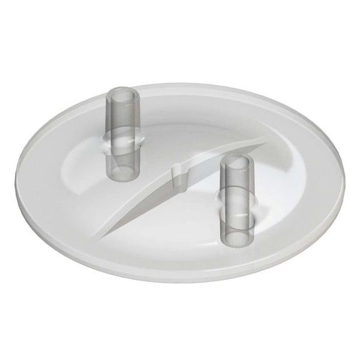 Milking Pail Lid Flat 16x20mm transparent, 2 Supports - Harvesso