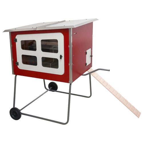 Mobile coop - wood 113x92x138cm, 3 boxes - Harvesso