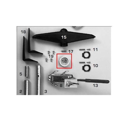 Nut for plastic head, Kerbl - Harvesso