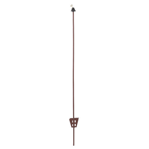 Oval steel post with metal eye, 106 cm, 11 x 5 mm, 10 pcs, Kerbl - Harvesso