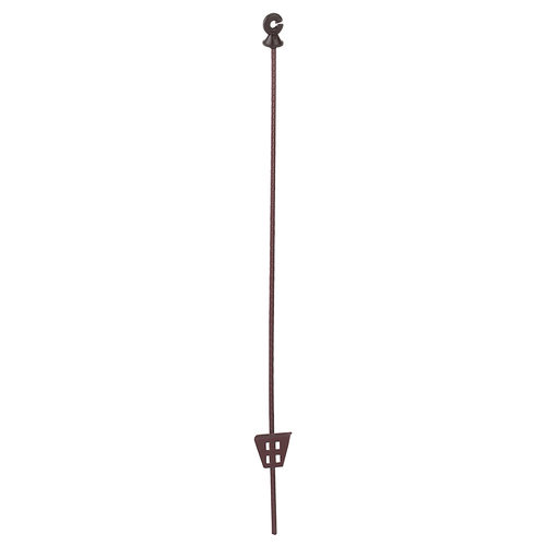 Oval Steel Post with ring insulator, 10 pcs, Kerbl - Harvesso