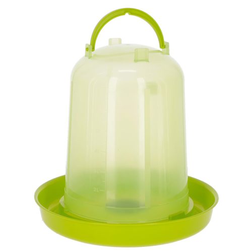 Cücə və toyuqlar üçün plastik suvarıcı 8 l, tıxaclarla - Harvesso