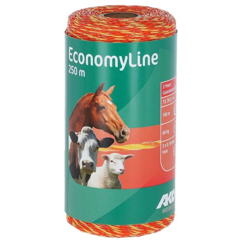 Polimer məftil EconomyLine, 250 m, sarı/narıncı, 3 x 0,16 mm - Harvesso