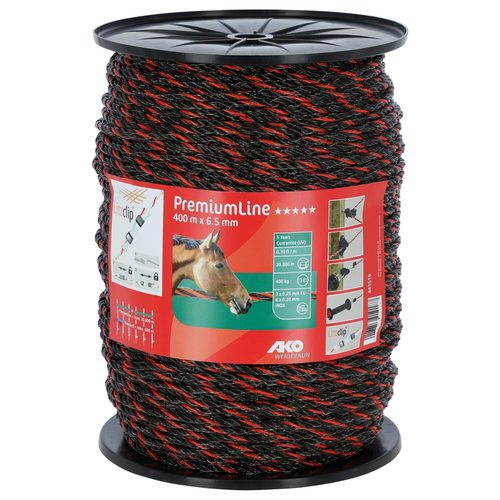 Çəpər kəndiri PremiumLine, 400 m, 6x0,20 paslanmayan polad + 3x0,25 mis, narıncı/qəhvəyi - Harvesso
