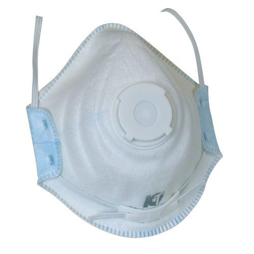 Respirator mask FFP2 w. valve cup style, 3 pcs/blister - Harvesso