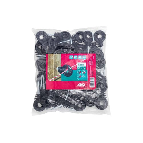 Ring insulator Compact, black, short support, AKO - Harvesso