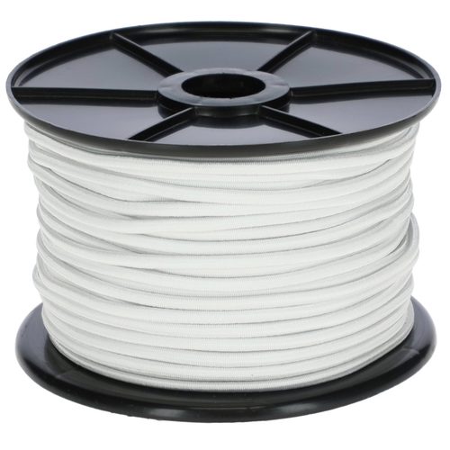 Rubber cord 3,6 mm, 50 m, for tail holder - Harvesso