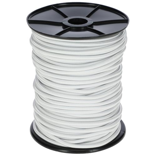 Rubber cord 5,5 mm, 50 m, for tail holder - Harvesso