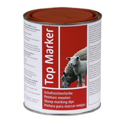 Sheep marking fluid TopMarker red, 1 kg - Harvesso