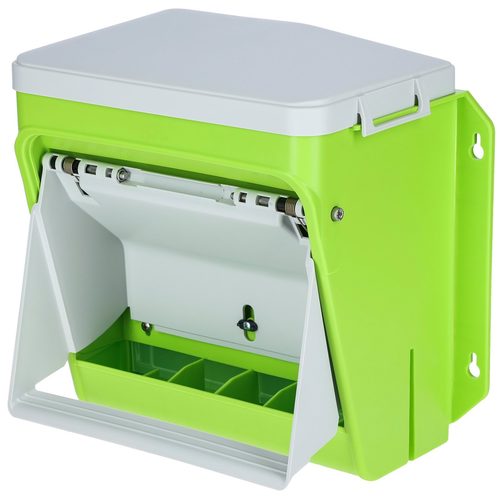 SmartCoop avtomatik yemlik, qoruyucu qapaqla, 7.5 kq - Harvesso