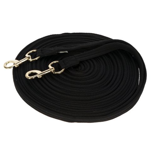 Soft Double Lunge 17m, black - Harvesso