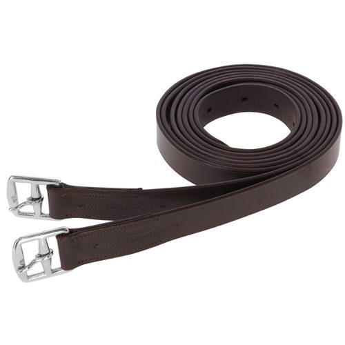 Üzəngi qayışı, dəri, qəhvəyi, 145 sm x 27 mm, cüt halında - Harvesso