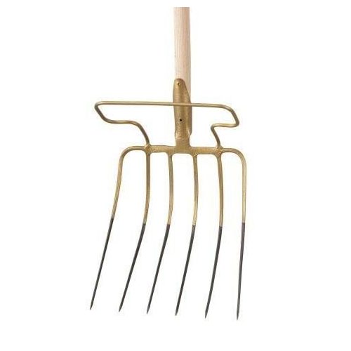 Straw fork, 6 tines,  36 x 33 x 27 cm, without shaft - Harvesso