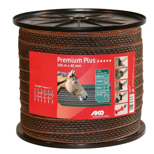 Lent Premium Plus, 200 m, 40 mm, qəhvəyi/narıncı, 10 x 0,40 TriC - Harvesso
