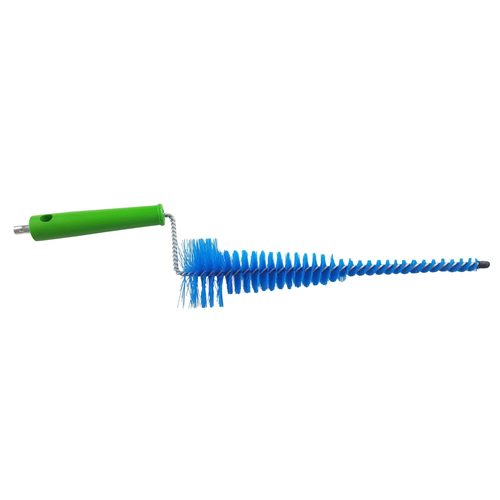 Teat rubber brush, 3-stage, green/blue, 44 cm - Harvesso