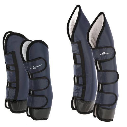 Transport gaiters navy size full, set of 4 - Harvesso
