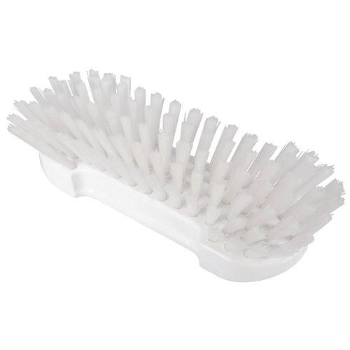 Washing brush, white polyester bristles - Harvesso