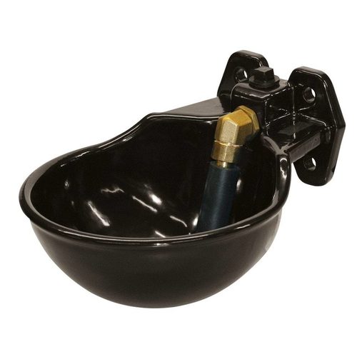 Water bowl with tube valve G51 enamelled - Harvesso