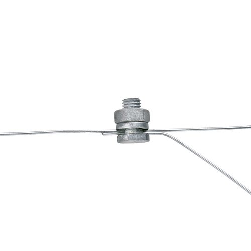Wire connecting clamp, galvanized - Harvesso