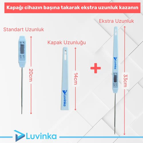 LUVINKA CH-103 batırma problu qida termometri - Harvesso