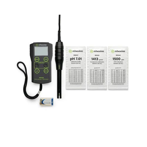 MILWAUKEE MW802 PRO 3-in-1 pH, EC and TDS meter - Harvesso