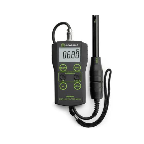 MILWAUKEE MW802 PRO 3-in-1 pH, EC and TDS meter - Harvesso