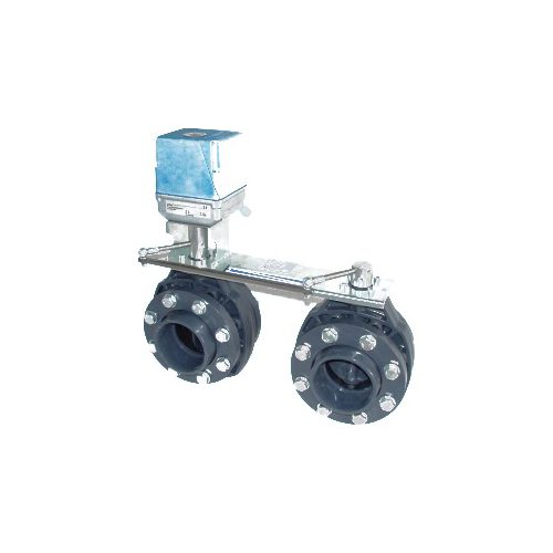 ROYAL BRINKMAN Double butterflyvalve VK21- Ø160mm + servo motor 24 vac - Harvesso