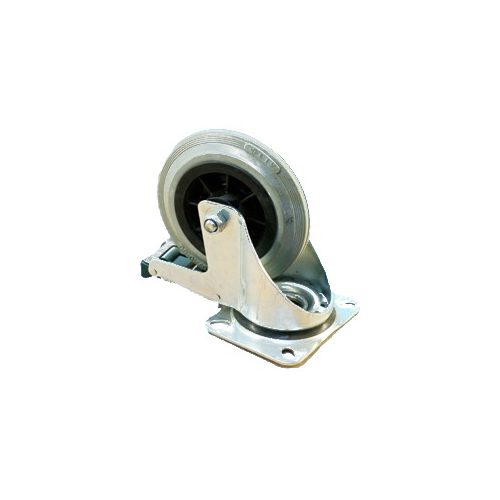 ROYAL BRINKMAN Swivel wheel black 160mm with brake - Harvesso