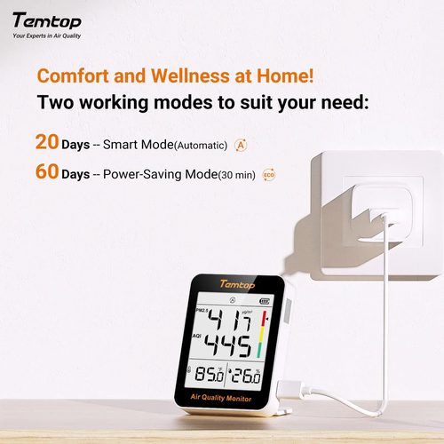 TEMTOP S1-up air quality meter - Harvesso