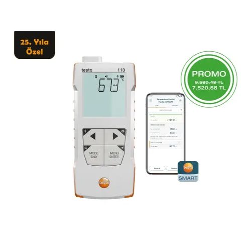 TESTO 110 qida tipli temperatur ölçmə cihazı - Harvesso