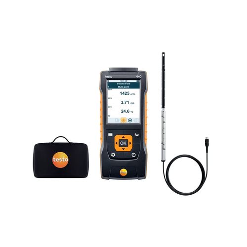 TESTO 440, 100 mm pərli anemometr dəsti, Bluetooth - Harvesso