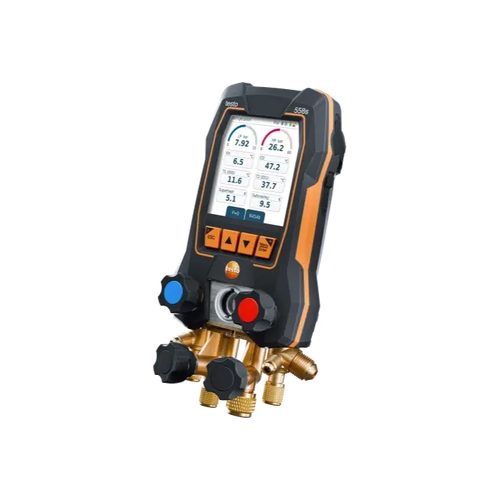 TESTO 558s digital manifold, 4-way valve block and intuitive touchscreen - Harvesso